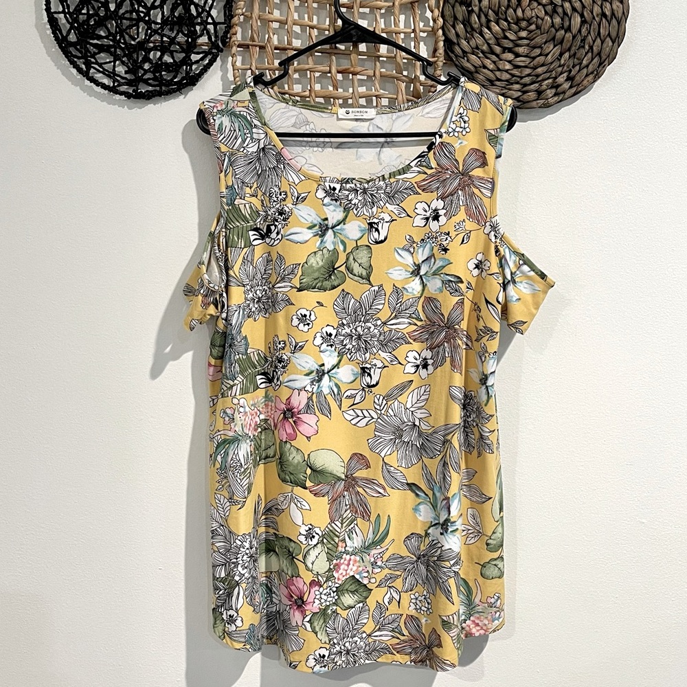 Boutique Cold Shoulder T Shirt